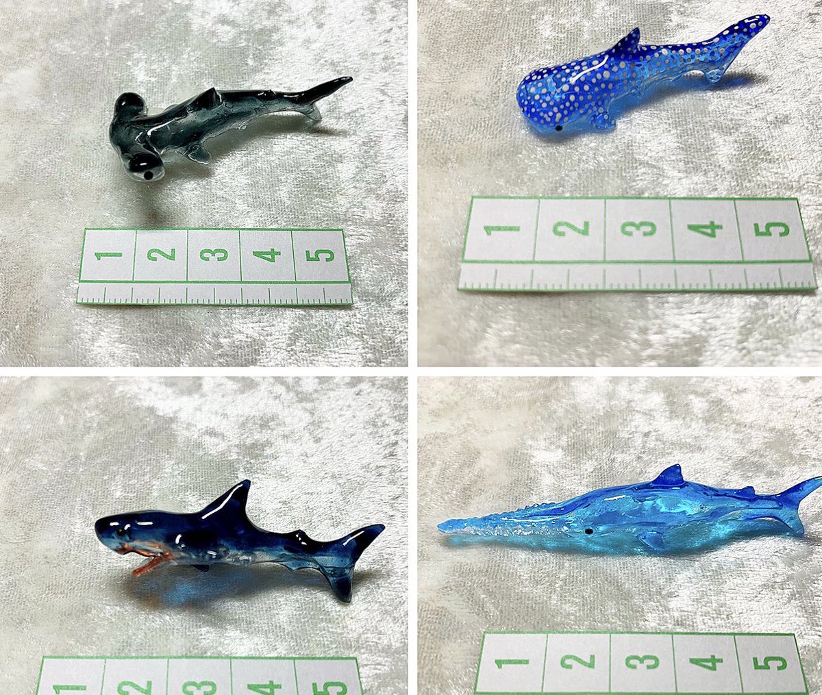 世界サメの日 レジン液を地味にコツコツと成長させて空洞のサメを作っ