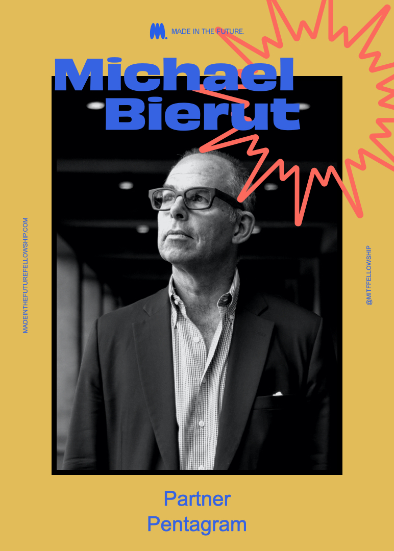 [Mentor Spotlight] Meet Graphic Designer and Writer @michaelbierut Michael has worked as a graphic designer for over four decades. He's co-founder of @DesignObserver, and a Partner at @pentagram. He also teaches art @YaleSchoolofArt #MITFFellowship #MITFMentor