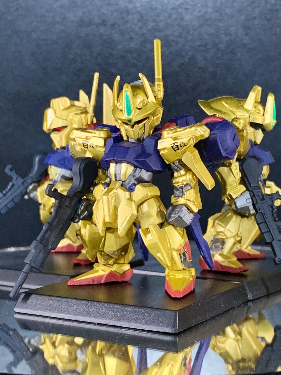 Joy86式 Hal疎開中 Sur Twitter ガンダムコンバージ ゴールドエディション ズバリ言いましょう 今回は 百式 改 絶対買った方が良いです ボリュームのあるシルエット 完全新規のシャープな造形 段違いにカッコいいです 量産型 百式改との合わせ買い