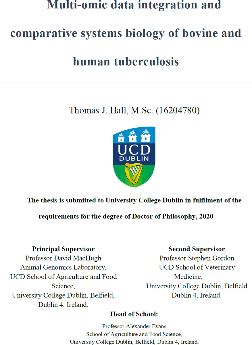 david_machugh's tweet photo. Gratz Dr Thomas J. Hall !! 🍾🥳🍻
@Tom_JHall passed his @ucdagfood PhD viva today with flying colours. Many thanks to @emilylouise221, @emmelinehill and @PallasTb for serving on the exam committee. Thanks also to @steve_myco for co-supervision. #IntegrativeGenomics #tuberculosis https://t.co/ndqAe5UMO5