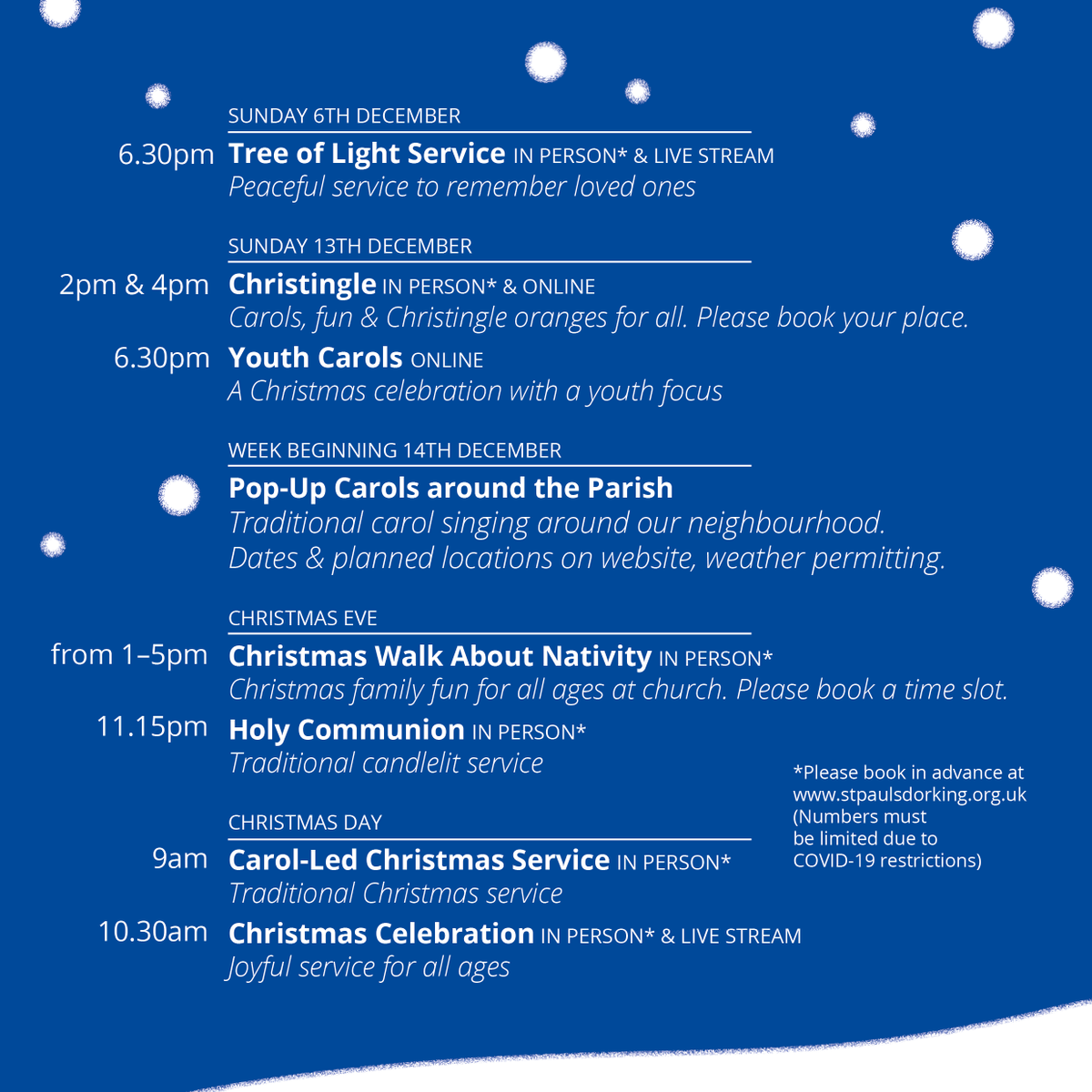 🎵It's beginning to look a lot like Christmas...

 Full details of all our Christmas events &amp; services are now available at stpaulsdorking.org.uk/christmas

What are you coming along to?!

#christmas #stpaulsdorking #dorking