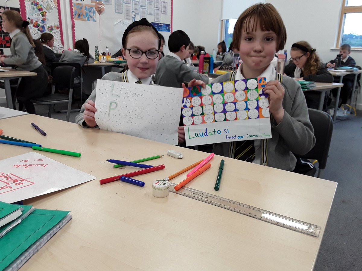 stclarespserc's tweet photo. Making our commitment to becoming a Laudato Si school. #CEW2020WayTruthLife https://t.co/vctntAE4ha