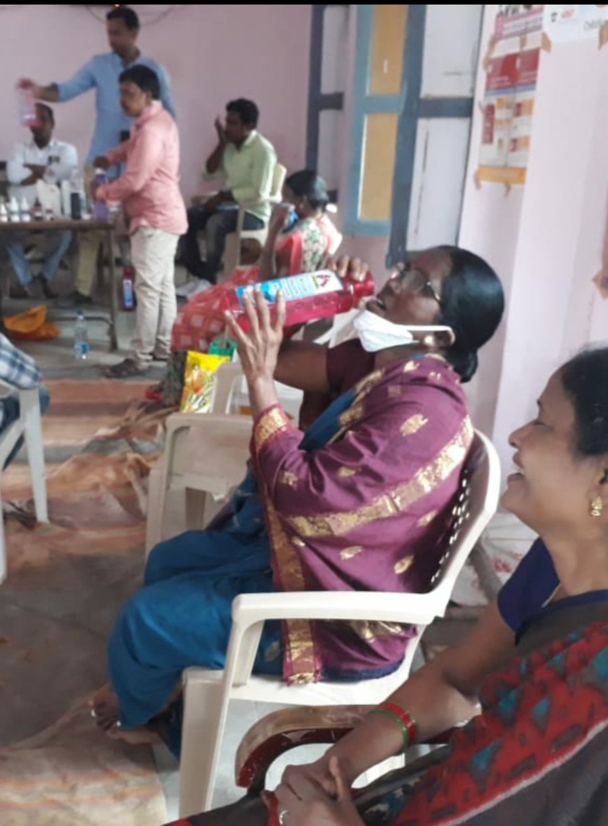 KairAdi's tweet photo. Conducted Awareness programme at Puspur Village ,Lokeshwaram Mandal of Nirmal Dist @KrupkarReddy @ChiefEn28439262 @SE_ADBD ,@SreenivasaraoY8 ,@mb_telangana https://t.co/zoW52sp4k9