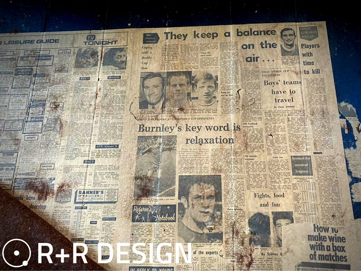 RRDesignltd's tweet photo. A piece of history we discovered at one of our surveys this week... a page from local newspaper, which looks to be about 50 years old! 

Can any historians shed some light on this? Let us know in the comments.

For expert property surveys, contact us at info@randrdesign.co.uk https://t.co/o64NgLY1M6
