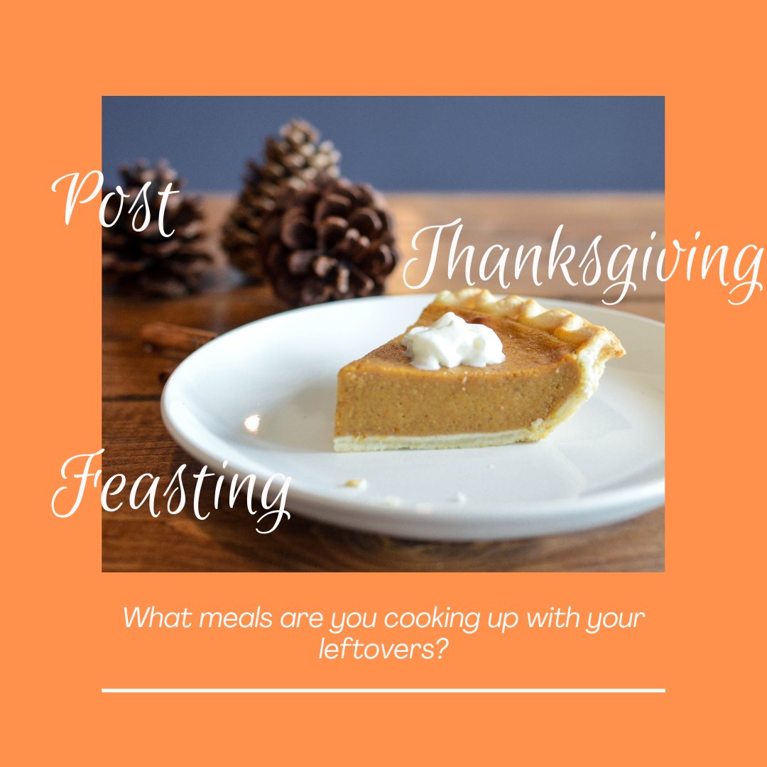 Two21Armstrong's tweet image. Did you eat enough yesterday? We all love Thanksgiving leftovers! What are your go to meals for Thanksgiving leftovers? 

#thanksgiving #two21armstrong #rampartnersllc #food #student #housing