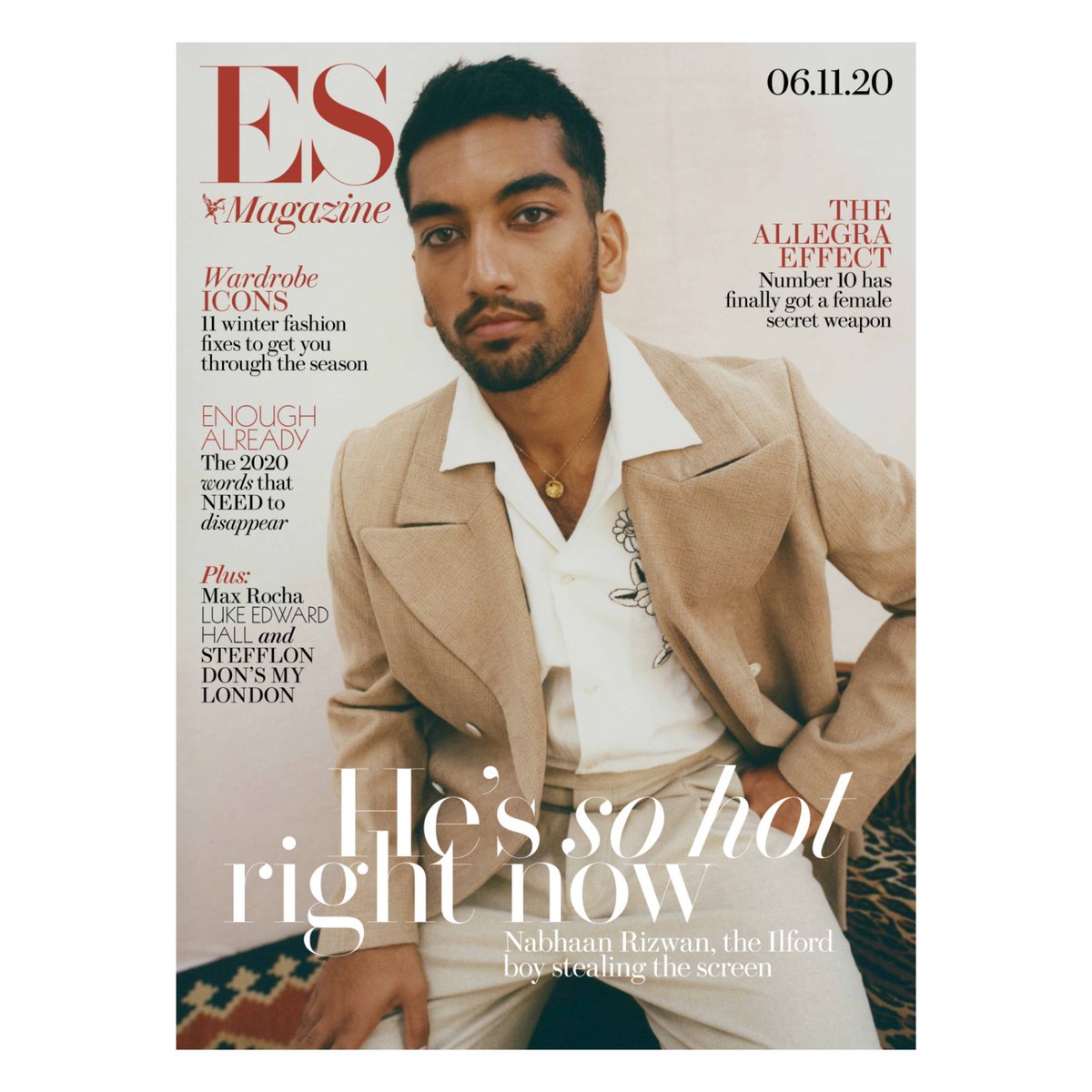 dmbrepresents's tweet photo. @nabhaanr for the cover of @ESMagOfficial by Elliot James Kennedy https://t.co/a1nf19S1lX