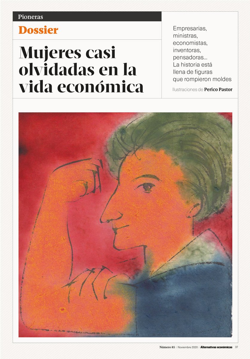 pererusi's tweet photo. ¿Sabías q la artífice del New Deal fue una mujer? Frances Perkins, ministra de Trabajo de Roosevelt, es una de las 19 "mujeres casi olvidadas de la economía", tema del Dossier de @RevistaAlterEco de noviembre. ¡Suscríbete a la revista por 49€ al año en https://t.co/fTG33tHFKx! https://t.co/y4XNp5LPJE