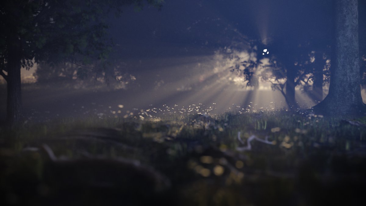 motionforge's tweet photo. Sun rising on a remote forest and undisturbed flowers bask in the rays of light! :) Created with blender #Godrays #sunrise #blendercycles @quixeltools #megascans #blendercentral #blendershare https://t.co/NYvgcjTnGs