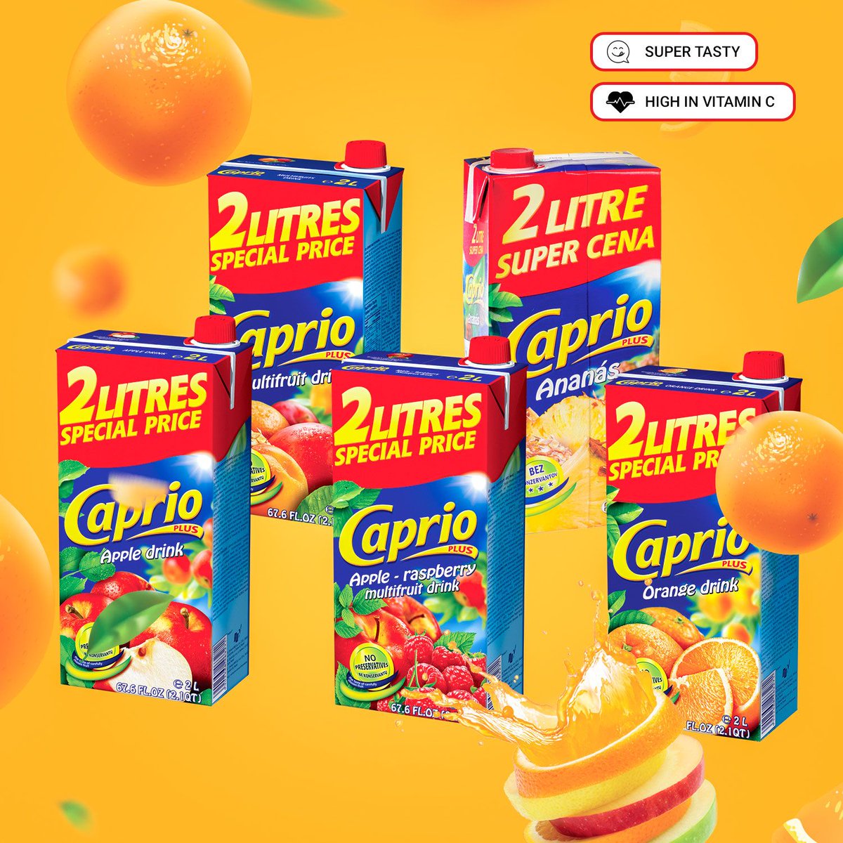Caprio Fruit Drinks! Super Tasty and High in Vitamin C
 . 
. 
Great Discount Prices on these until the End of November 
. 
.
#LituanicaRetail #Lituanica #EasternEuropeanFood