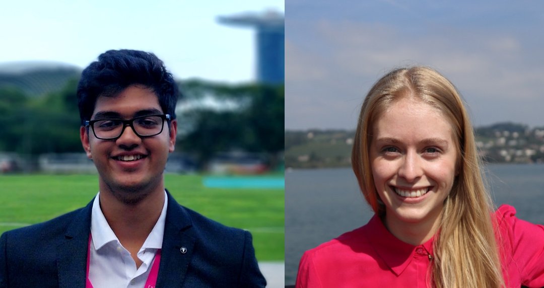 NanoDTC's tweet photo. The NanoDTC twitter account has been taken over by two c2020 students! Anna (@AScheeder) is a biomedical engineer and Arvind (@apujari257) a materials engineer from India. They will join @StranksLab/@group_laser and @BioElSystTech/@KnowlesLabCamb for their mini projects! https://t.co/VMCMQOCha9