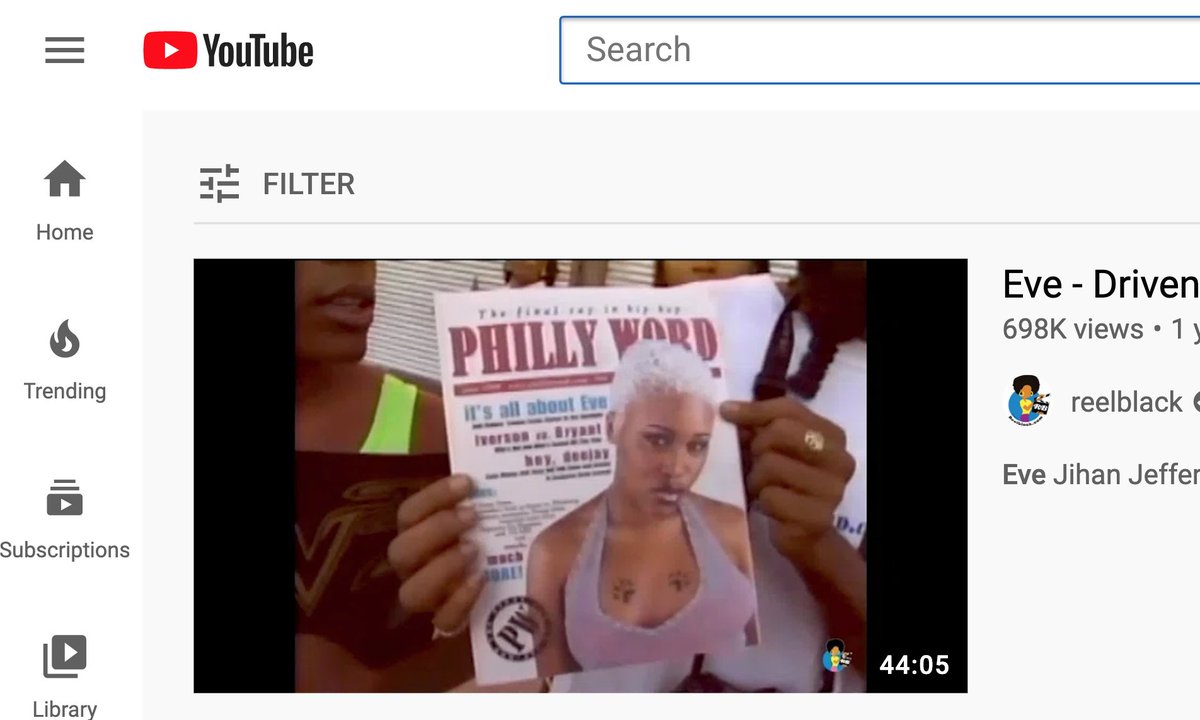 I've been writing about Philly Hip Hop for a long time. How long you ask? Last night, this VH1 documentary about the rapper Eve popped up while I was watching Youtube and I definitely wrote an article in the Philly Word zine that someone is holding in the thumbnail. Lol