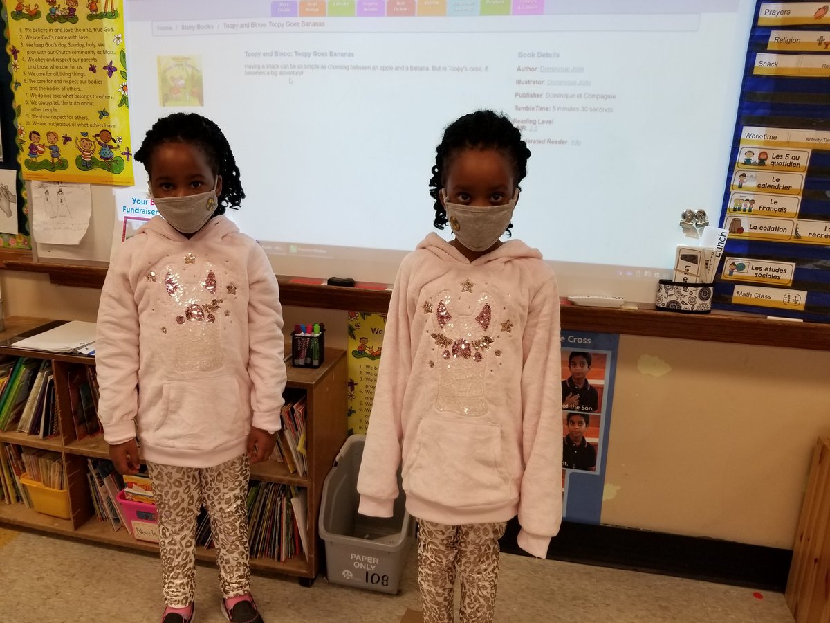 MrsK_Clarke's tweet photo. Twin day at St. Anne"s Spirit Day! Hold on! I think I can spot a real set of twins! https://t.co/qc9t3WAqgn