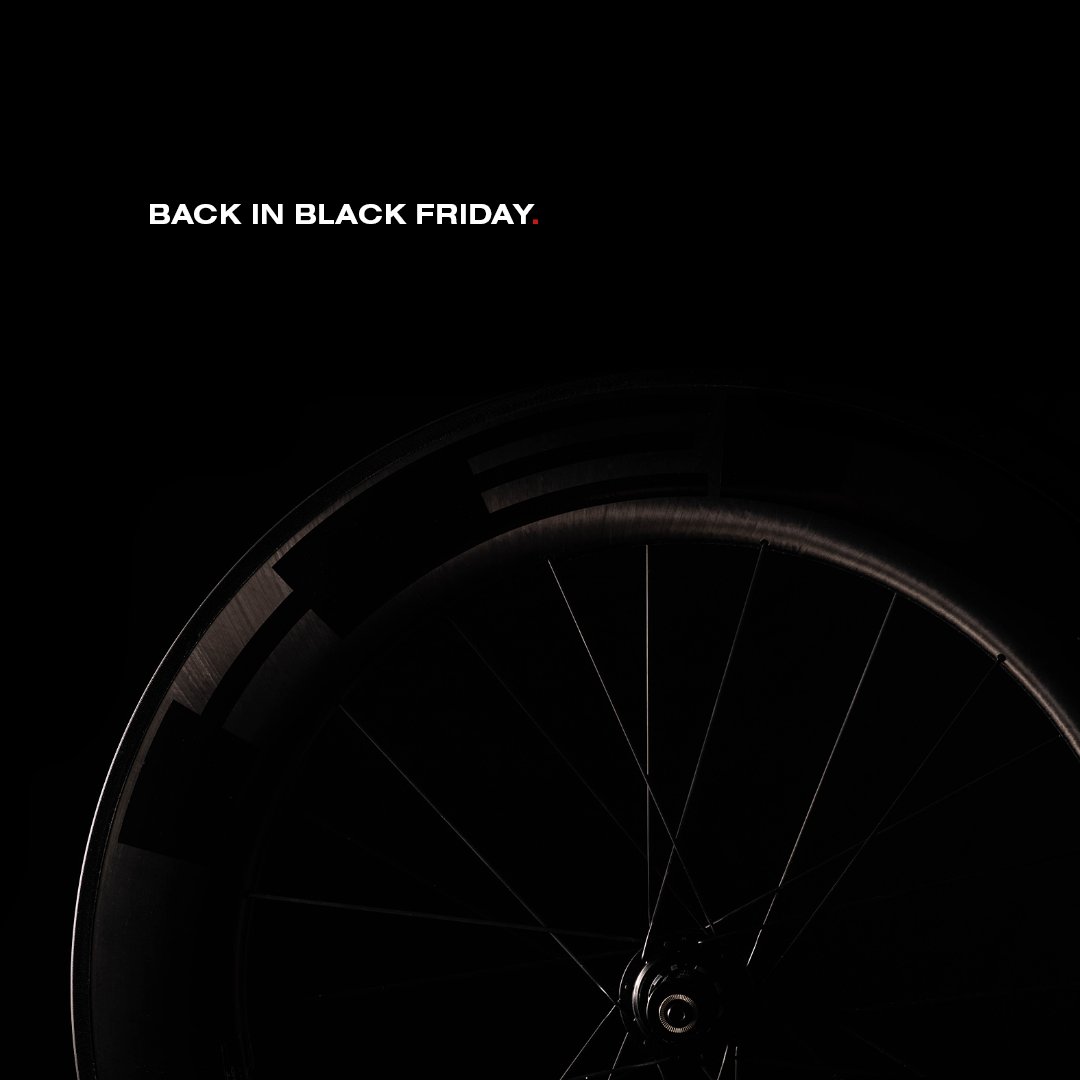 Back in Black Friday // Been eying the new stealthy, all-black decals of the Vanquish RC Pro series? Now's your chance to save 20% on the most aerodynamic wheels in the world. Now through Monday, use the code 'HEDHolidays20' at checkout at hedcycling.com