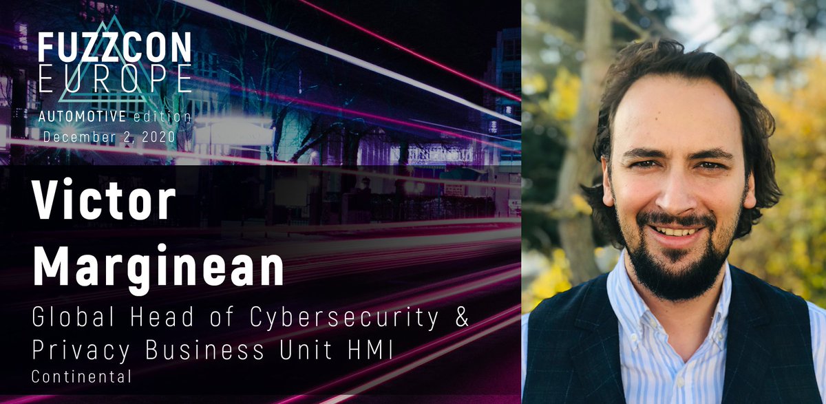 CI_Fuzz's tweet image. We are happy to announce that @victormarginean is going to speak at #FuzzCon - Automotive Edition 🚘
 
In his talk, he will share some of the interesting experiences him and his team made #fuzzing #automotive software at Continental.
 
Free tickets: fuzzcon.eu 🎟️