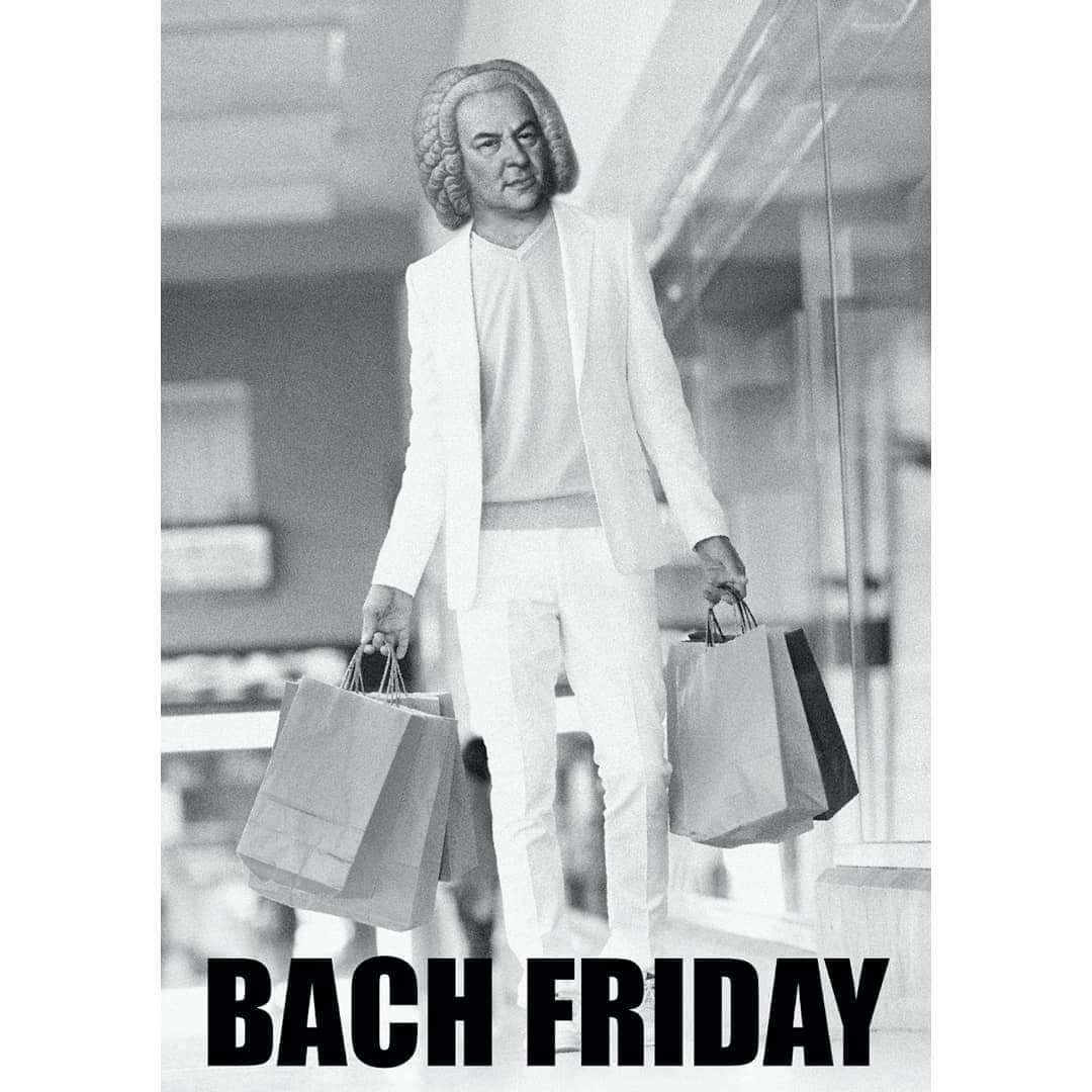 SAOFUNAM's tweet photo. #BachFriday o #BlackFriday
Pará sonreír https://t.co/1x0vhsUKOL