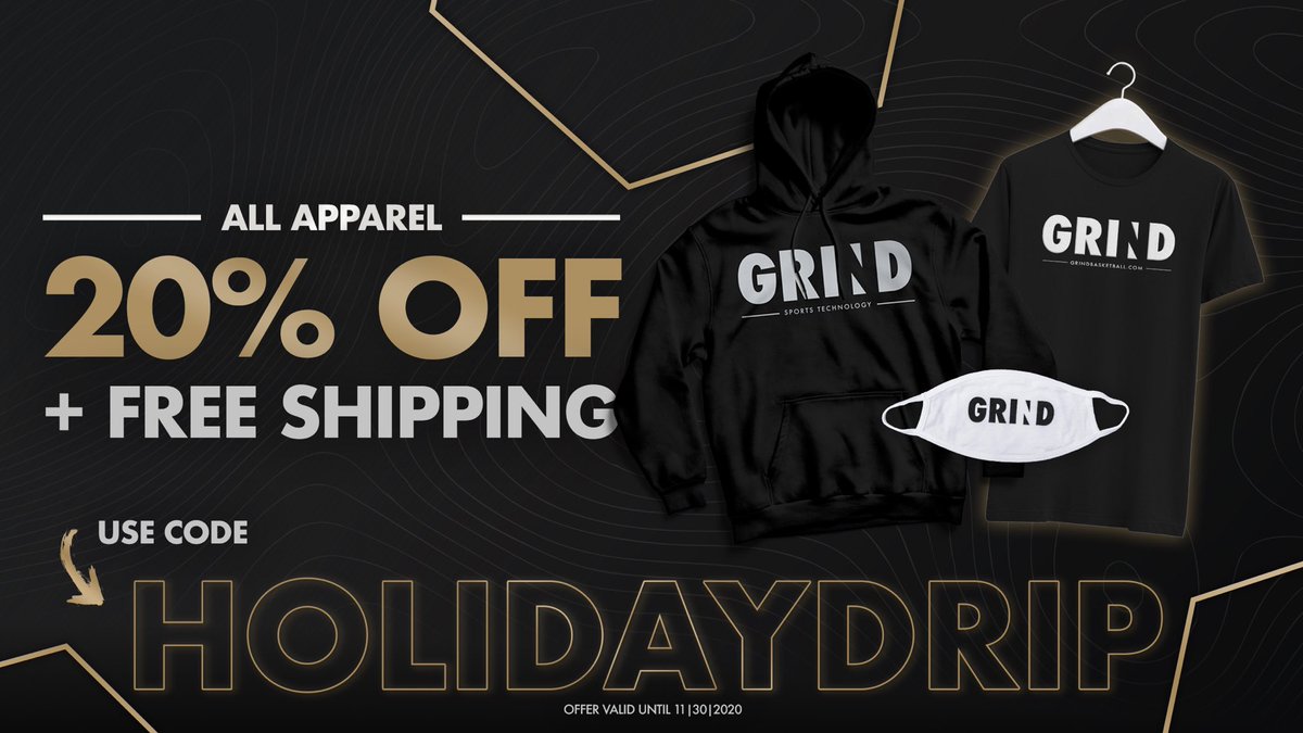 If ya didn’t know,

ALL APPAREL IS 20% OFF + FREE SHIPPING 🥶🥶

Head to GrindBasketball.com to cop some gear for the holidays 🏀

#blackfriday