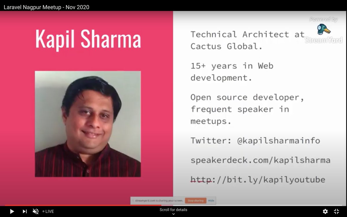 LaravelNagpur's tweet image. It was a full-house today with the most number of attendees since we started the online meetup.

Thanks @kapilsharmainfo for letting us know what’s new in PHP 8 and how to make the most of it.

Congrats to all the winners of PHPStorm licenses!

#LaravelNagpur @laravelphp #php