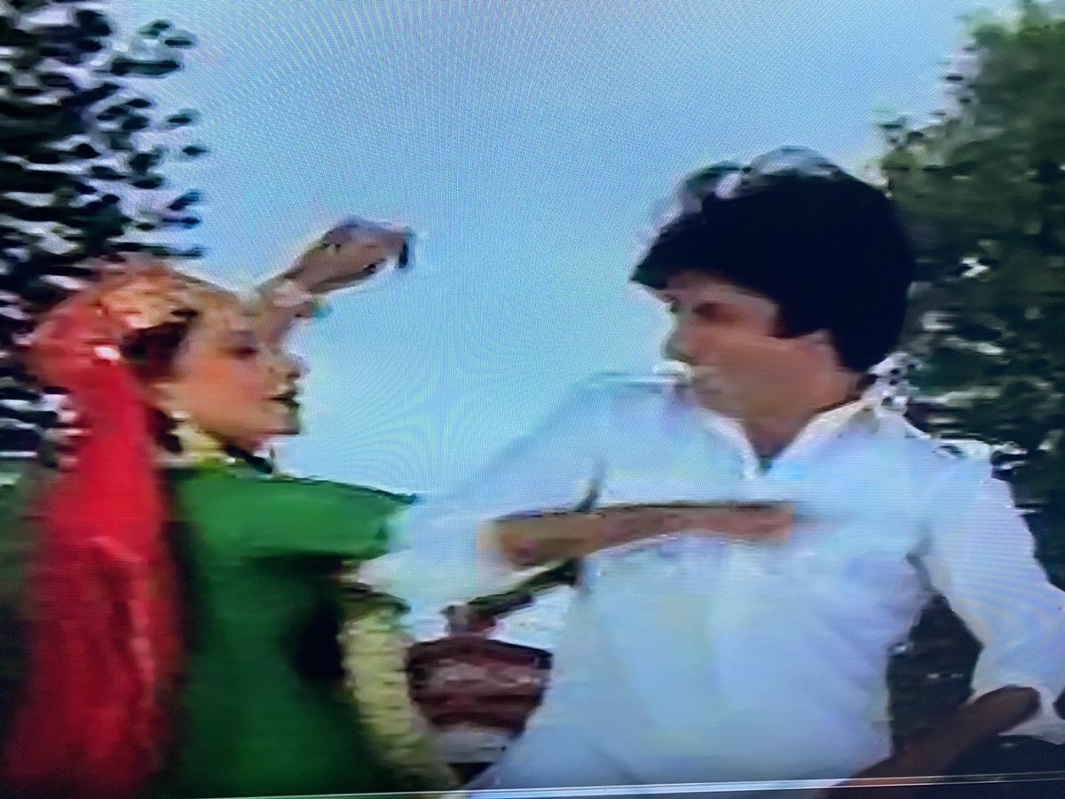 shraddha1925's tweet photo. @SrBachchan sir, always ahead of time! You have been practicing social distancing handshakes since the 80’s!! 😀😀 https://t.co/fqy3SrJ06r