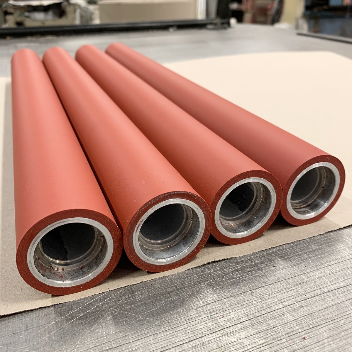 KV_Rol's tweet photo. Plenty of food grade silicon rollers going through this afternoon in various, sizes &amp; colours for different applications - https://t.co/OHdUTqaIkj  #kvrollers @KV_Rol #rollers #ukmanufacturing #silicon #siliconrollers #foodgradesiliconrollers #foodgraderollers #FDA https://t.co/UH9OwjMy14