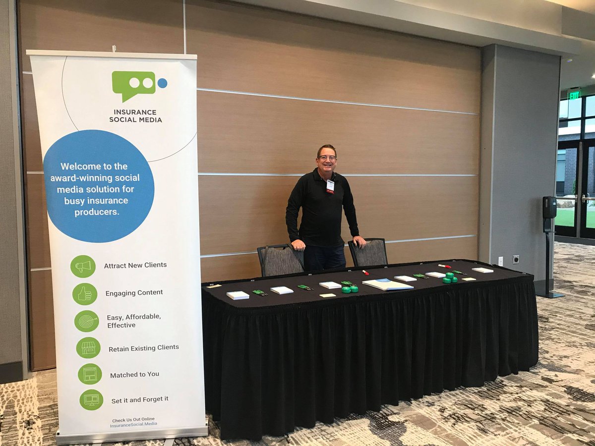 InsuranceSMM's tweet photo. #FBF to the @NAIFA Iowa Convention in September--our first in-person event in many months. What a great time! #insurance #insurtech https://t.co/XMENSHHQ9d