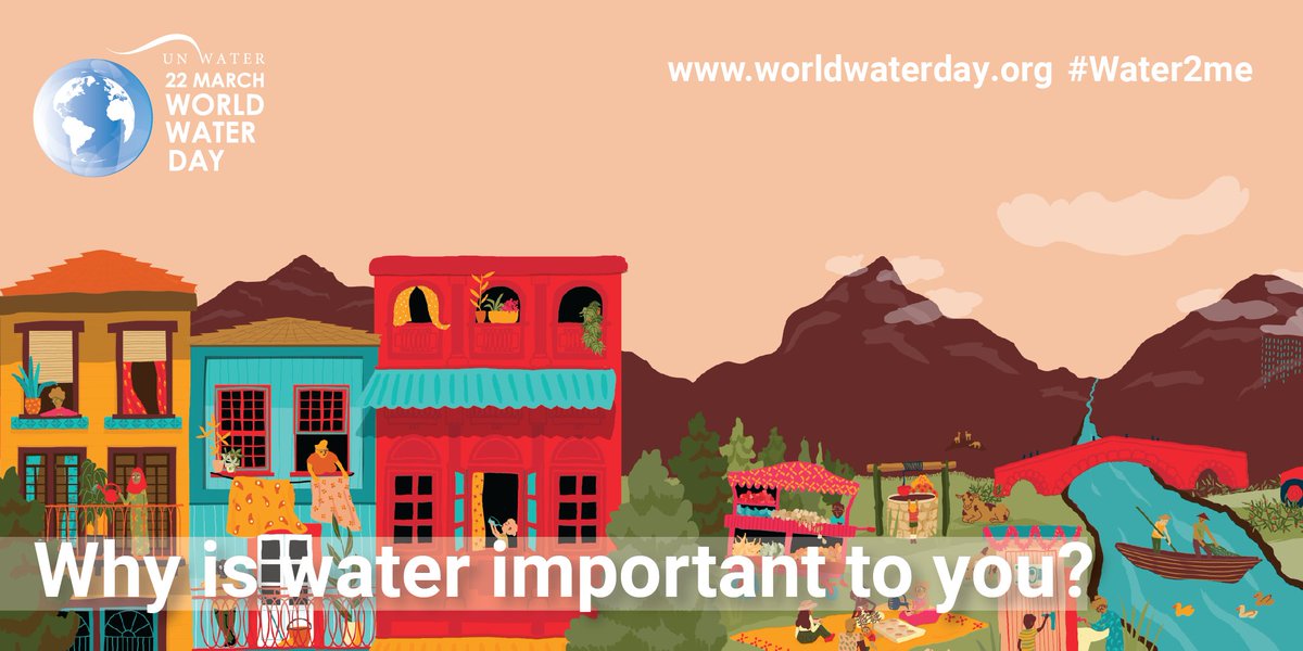 Why is water important to you?
Water means different things to different people. Share this post and get everyone talking about water. Tag your conversations with #Water2me and help shape the 2021 #WorldWaterDay campaign.
worldwaterday.org