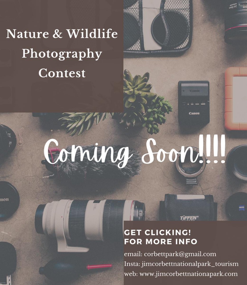 Nature and Wildlife Photography Contest!!
Conducted by - jimcorbettnationalpark.com
.
.
#photo #photography #contest #wildlifephotography #naturephotography #travelphotography #contestalert #photographer #photographersofindia #photographylovers