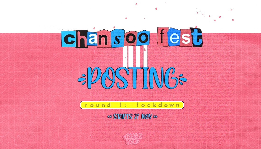 chansoofest's tweet photo. Our 1st round posting has officially started! ✨

Nosso período de postagens do 1° round está oficialmente iniciado! ✨ https://t.co/DnnZ1exeFb