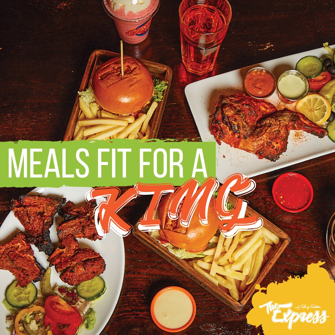 theexpressuk's tweet photo. Want to eat like Royalty? Then check out our menu, we can guarantee you will be spoilt for choice!#TheExpress #SpoiltForChoice #Royalty #Tasty #AsianFood #PakistaniCuisine #FoodLover #Dewsbury #Sheffield #Bradford https://t.co/nwnNA581CU