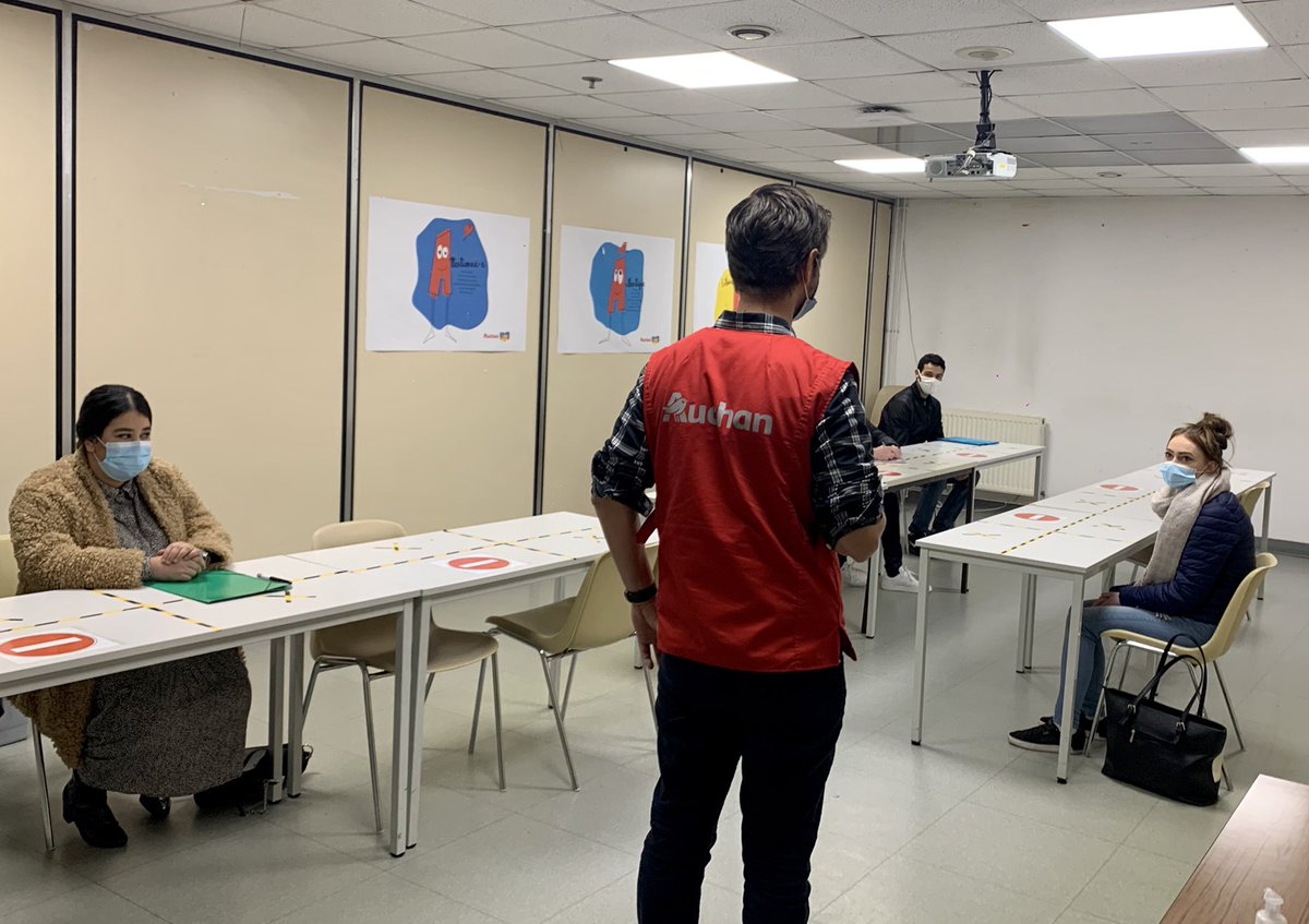 On clôture cette semaine #RéussirSansAttendre avec le recrutement d’#Auchan Sin le Noble pour les renforts de fin d’année en mise en rayon.
15 personnes reçues en entretien et 6 retenues pour démarrer un contrat début Décembre!👏
@catheri08693203 <a href="/christinechot1/">Christine Choteau</a> @poleemploi_HDF