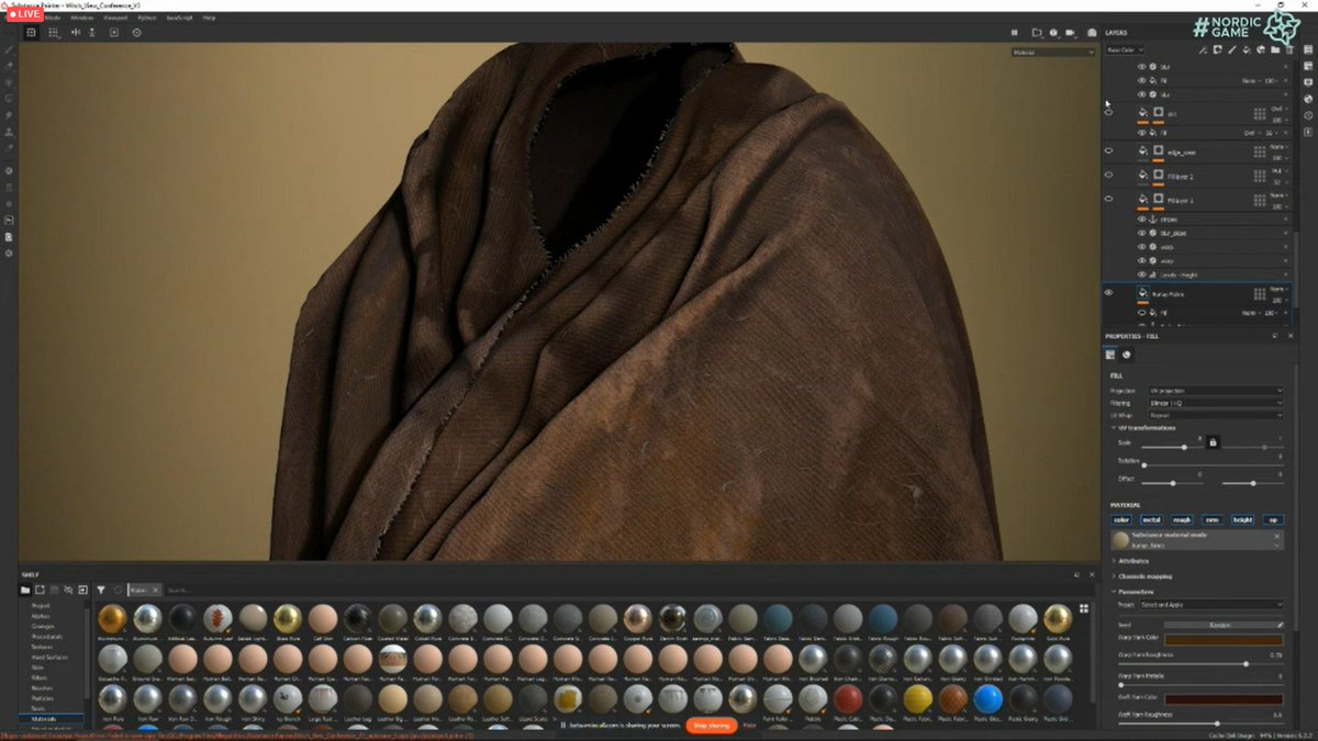 NordicGame's tweet photo. NOW at #NG20Plus β
LAURENS CORIJN
- Texturing with Substance Painter
@Adobe @Substance3D
https://t.co/K7SvaB2bON
#NordicGame #NG20Plus #gamesindustry #gamedev #gamedesign https://t.co/tRAtthT53f