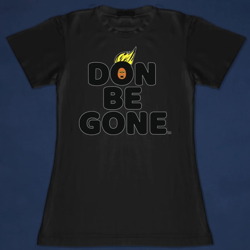 TheDonBeGone's tweet photo. BLACK FRIDAY sales are on! 20% off your choice of t-shirts and sweatshirts. #shopsmall #SupportSmallBusinesses #DumpTrump #WearYourPolitics https://t.co/7QsDTtdVY2