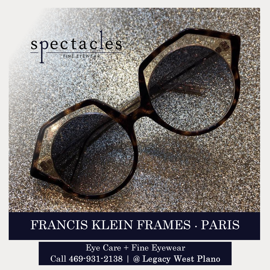 BirenbaumDr's tweet photo. ONE-OF-A-KIND EYEWEAR
Hand-made in France, Francis Klein Paris, sunglasses and eyewear feature creative shapes. Available at Spectacles Fine Eyewear 9A-6P Mon-Sat at Legacy West. Download the BOG Rewards app for a special offer. Text BOGrewards to 41411.
#eyewearcollections https://t.co/AAfGtz4xzf