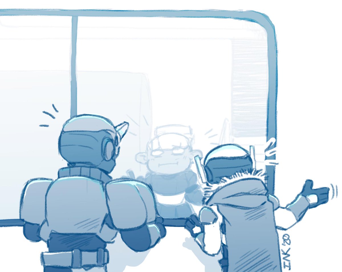 GenericcityInk's tweet photo. Working at home today, so digital #dailsketch to end the week~ @Scrublord4200 and I were playing tour guide on Europa for Bunny the other evening (Bun was having a hard time with windows in Exoscience...)
#Destiny2 #BeyondLight https://t.co/BLVltQpvUX