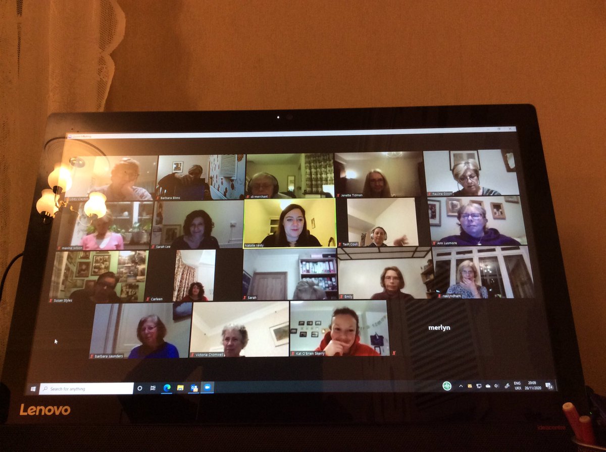 Still zooming our rehearsals, but tonight’s excitement was a gatecrasher. We’ve heard some awful stories about them but ours cleared off when we started our warmup!! They failed to show their face and couldn’t spell our choir name either. 😏