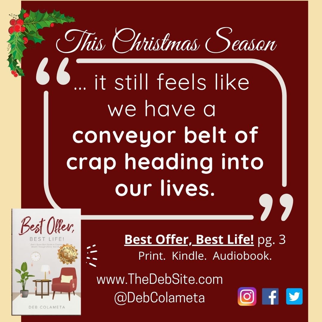 DebColameta's tweet image. Can you relate⬇️? There is a way out! Let me help you use online yard sales to transform your life. We did it (making loads of cash) and YOU can too! Join my mailing list for more tips. Link in bio or just dm me to be added. I'd love to hear from you! ❤️TheDebSite.com