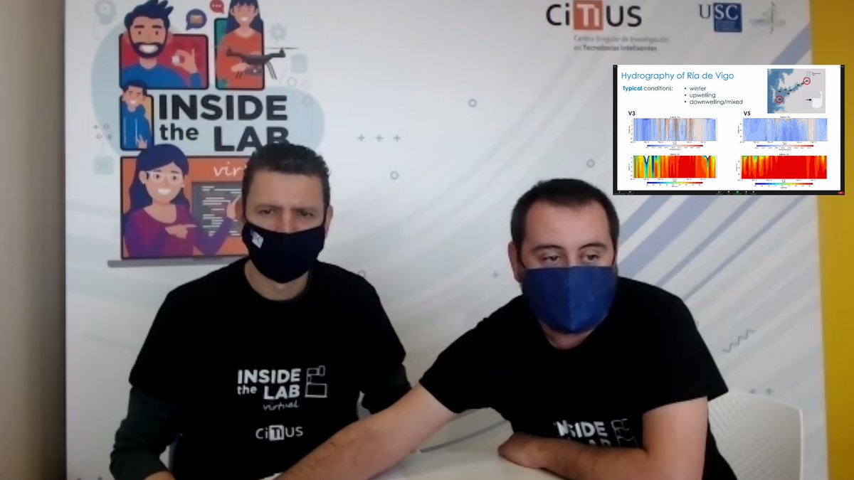 citiususc's tweet photo. La tercera ronda de demostradores en #InsideTheLab6 nos dejó hoy la colaboración con el #INTECMAR presentada por @DavidELosada y @PedritoMon, una herramienta para generar áutomáticamente vídeo-resúmenes y un nodo sensor autoalimentado y con arranque en frío @paulalmart https://t.co/43UeSz7Zna