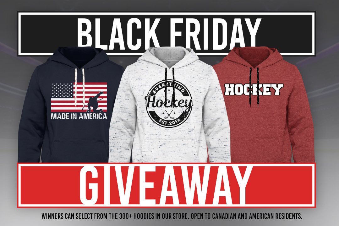 EHClothing's tweet photo. 🚨BLACK FRIDAY GIVEAWAY🚨

Retweet for a chance to win one of the 300+ Hockey Lace Hoodies from our store! Must be following @EHClothing and @Ginohard_ to win. Winners will be selected Monday. https://t.co/NJXwGMdDML https://t.co/QJOq79KZQV