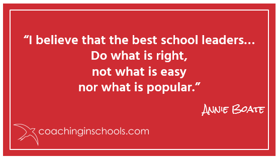schoolcoachguru's tweet photo. We believe that the best school leaders… “Do what is right, not what is easy nor what is popular.” - What do you think?

#integrity #headteachers #schoolleaders #coachinginschools #educationcoaching #schoolimprovement #education #schools #slt https://t.co/nSmGBPIyFx