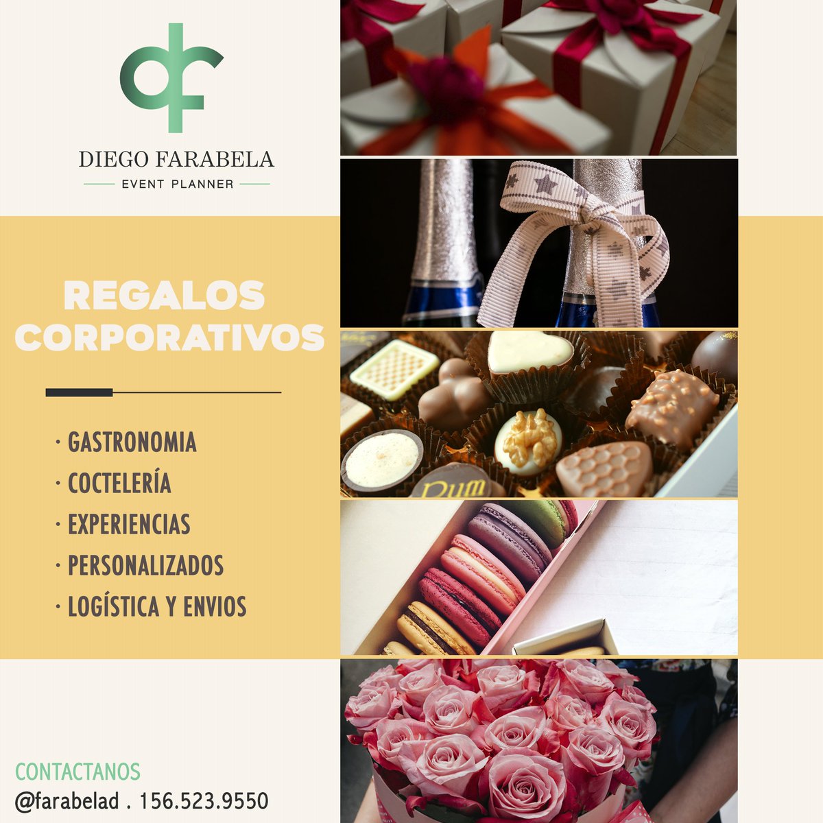 diegofarabela's tweet photo. 💥 REGALOS CORPORATIVOS 💥
.
🎉 Se termina el 2020, y es momento de REGALAR! 🎉
.
🍽️ Gastronomía 
🍸 Cocktelería 
🎁 Experiencias 
🙋🏻‍♂‍ Personalizados
🚚 Logística y Envíos
.
Contactános >> @farabelad · 156.523.9550 https://t.co/IpjzDh4IXS