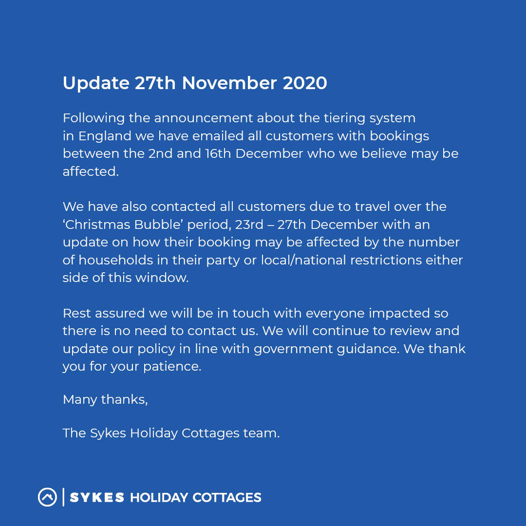 Sykes Holiday Cottages tweet media