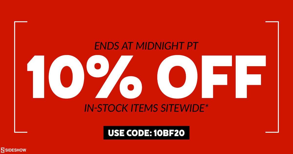collectsideshow's tweet photo. Don’t miss our first ever Black Friday only deals! Score major discounts at https://t.co/NImoGgfzG1!

#SideshowCollectibles #BlackFriday #SideshowGeeksgiving https://t.co/LhfqDfn4if