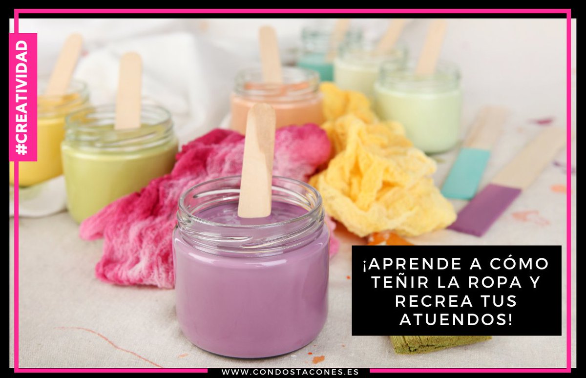 condostaconesES's tweet photo. Aveces nuestras prendas pueden perder el color, y no queremos perderlas. O quizás compramos una pieza de un color menos favorito y no deseamos usarla por ese detalle. Aprender a cómo teñir tu ropa
#teñirropa #creatividad #ropa #pintar #manualidades #tiedye
https://t.co/6p2r5q5Npc https://t.co/YmC74Uxf9r