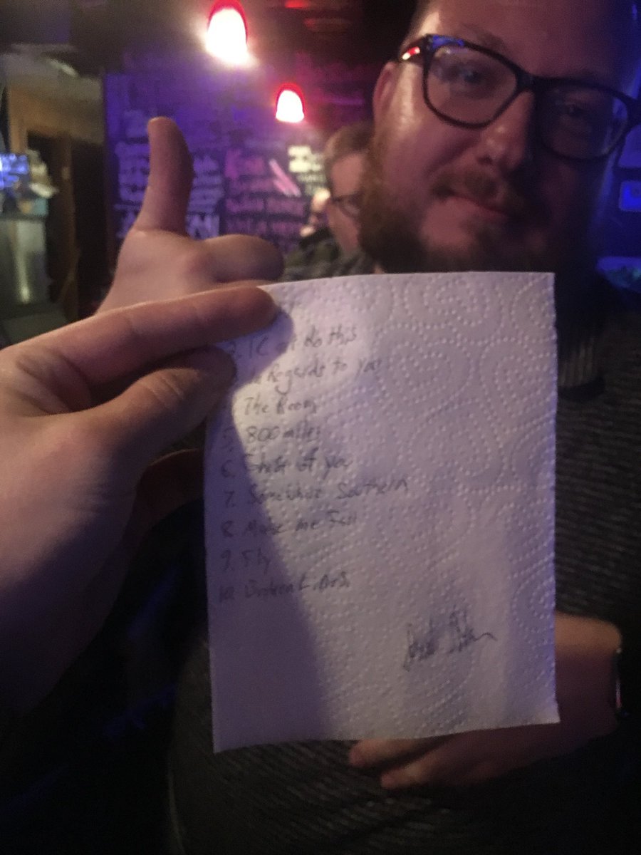AfterArizona's tweet image. On February 15th, 2019 we released our debut album, “Mistakes, Memories &amp;amp; Moving On”. In January at a small pub in Lincoln, NE @jordanphicks wrote down what would be the track order for that album. We got approval from our friend, Sam.