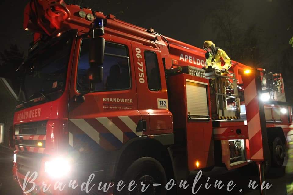 Melding brandweer Bilderdijklaan Apeldoorn