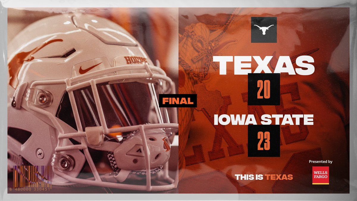TexasFootball's tweet photo. Final. https://t.co/oTuvU1LcSz