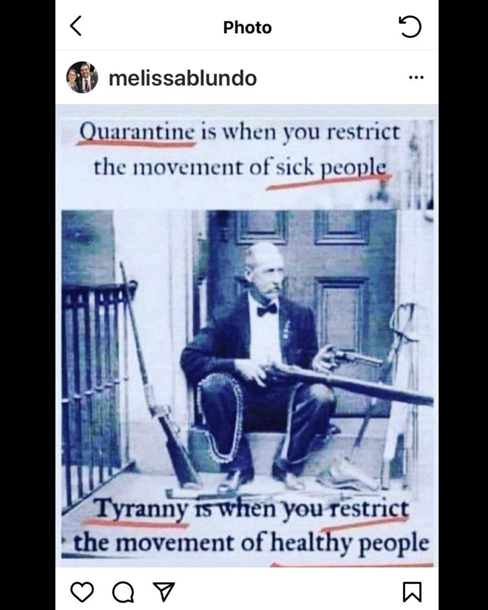 Let’s not forget this little gem: The message here is pretty clear in terms of the viewpoints of Family BLUNDO. And... what is scary is that a LOT of people seem to agree with this bullshit. If you are paying attention. This was step two.