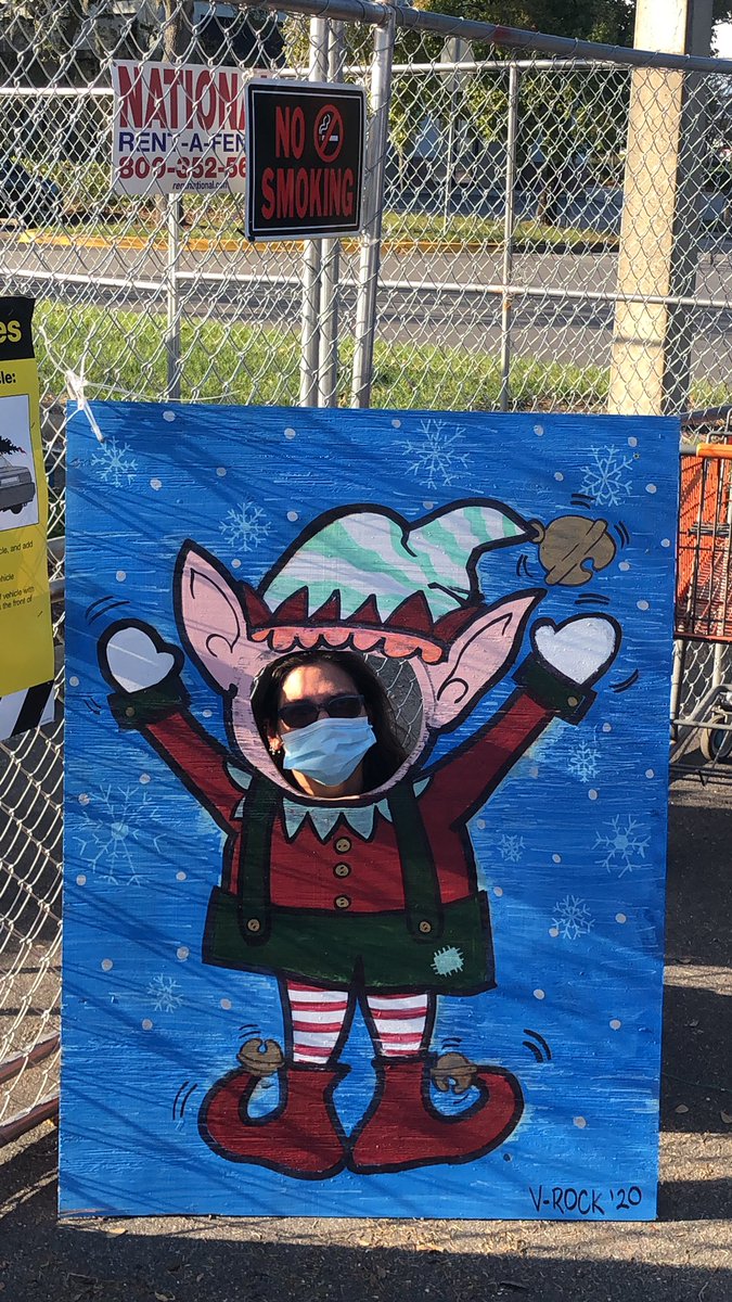 V- Rock thank you so much for your hard work on creating Christmas decorations this year for the Treen tent