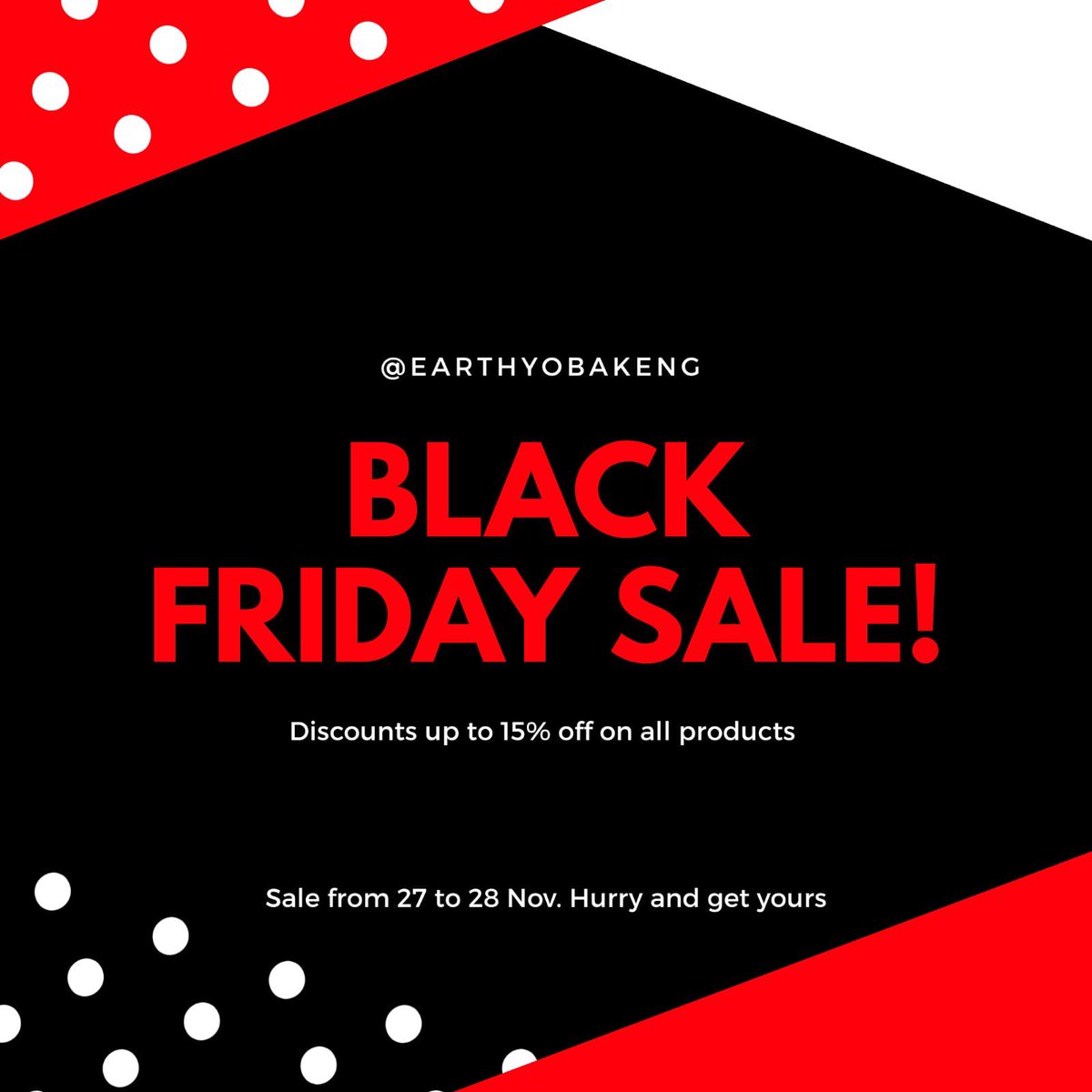 Earthy_Obakeng's tweet photo. Earthy hair products sale https://t.co/fGBfDVLkWr