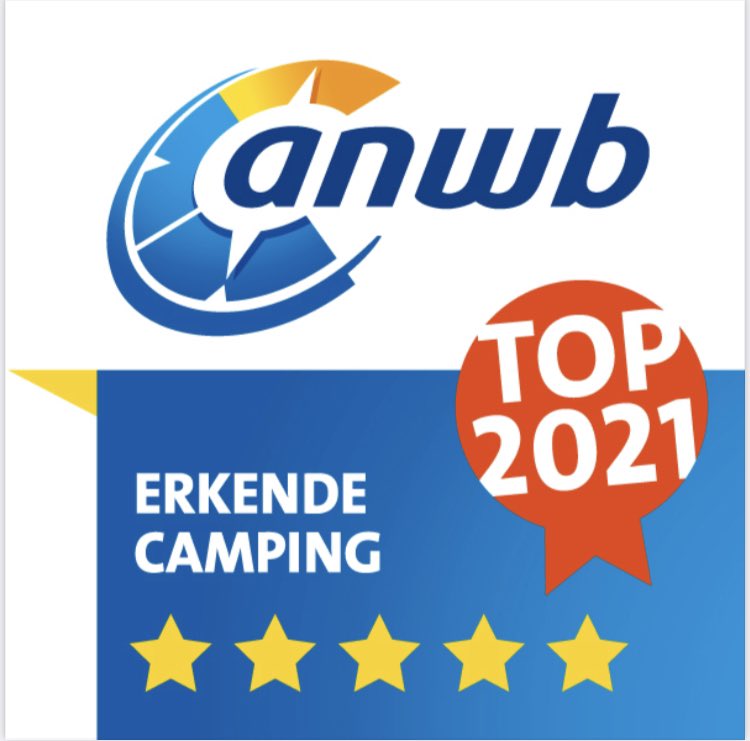 Ook in 2021 mogen we ons weer ⭐️⭐️⭐️⭐️⭐️sterren ANWB Top Camping noemen!