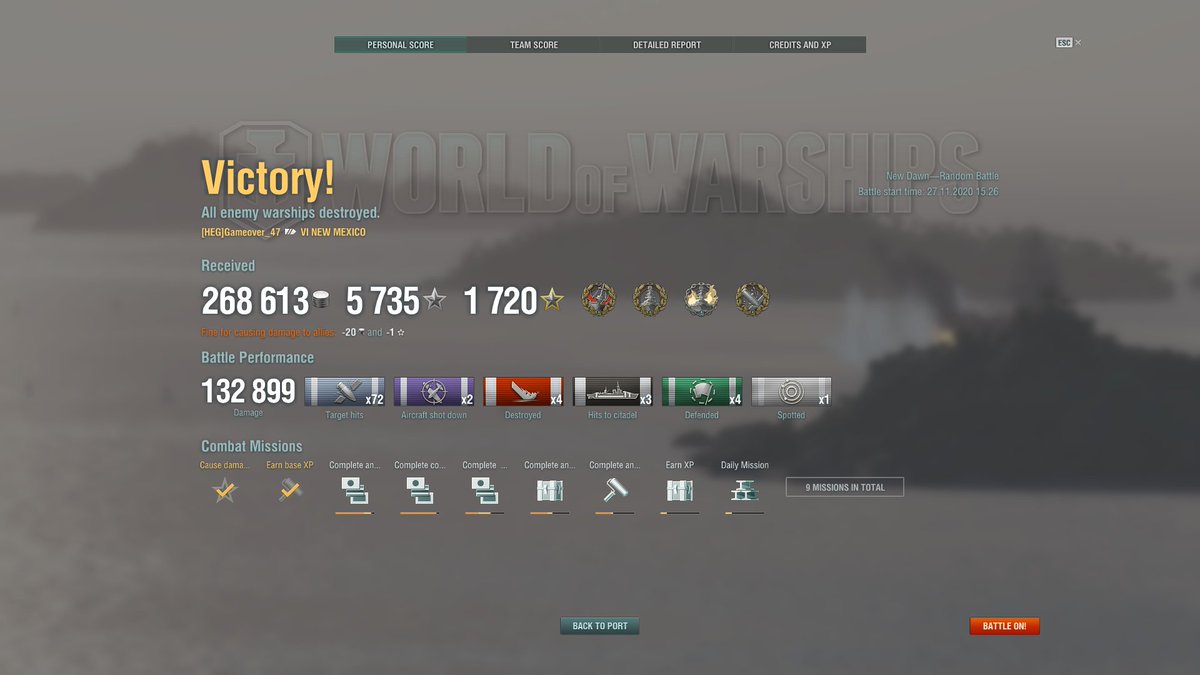 BaronVonDelta's tweet photo. @WorldofWarships NA Server: Gameover_47
The first game of the day, don't often get such good games with New Mexico :D https://t.co/zy0nMYWbmC
